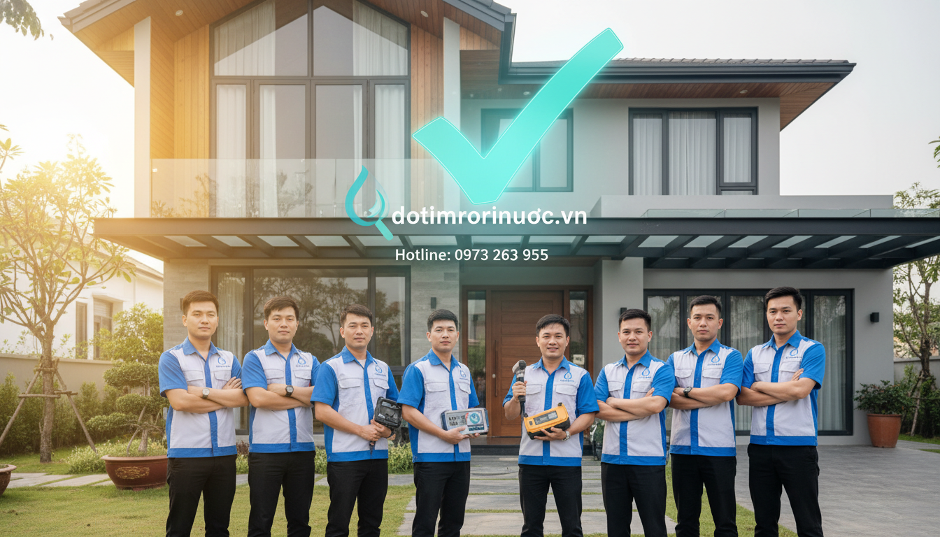 Tại sao chúng tôi là lựa chọn số 1 cho Dịch vụ dò tìm rò rỉ nước của bạn?
