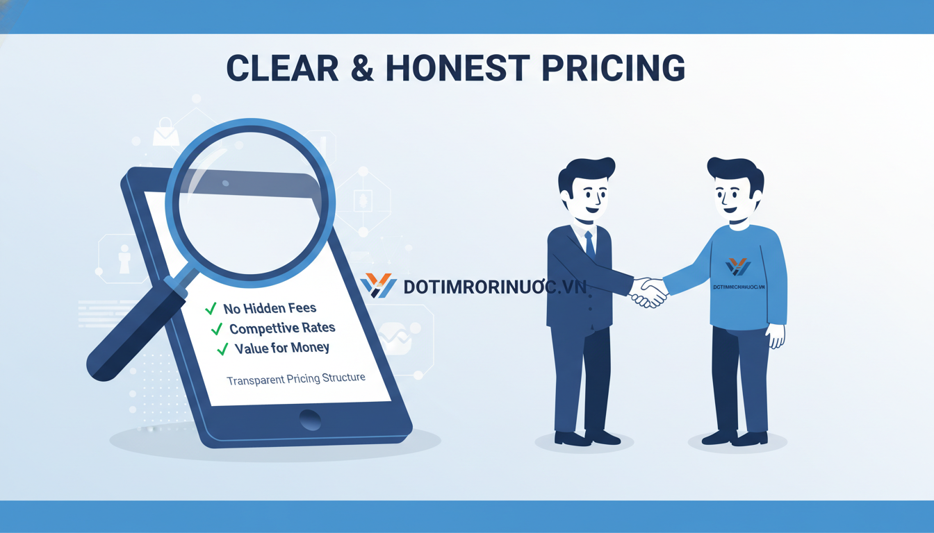 Báo giá Dịch vụ dò tìm rò rỉ nước minh bạch và cạnh tranh nhất thị trường