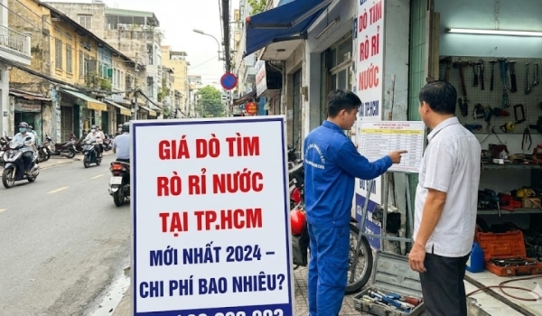 Giá Dò Tìm Rò Rỉ Nước Tại TP.HCM Mới Nhất 2024 – Chi Phí Bao Nhiêu?