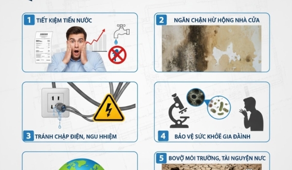 Tại Sao Phải Kiểm Tra Rò Rỉ Nước Định Kỳ? 5 Lý Do Quan Trọng Bạn Không Nên Bỏ Qua